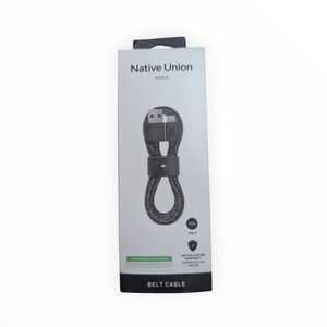U3-O Native Union Belt Cable 4' USB-C to USB-A Cable -‎ Cosmos